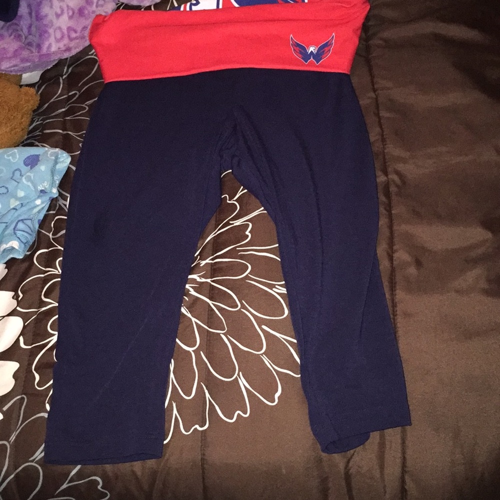 NHL navy Yoga pants